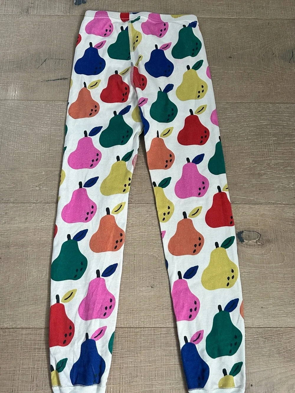 Hanna Andersson White Pear Print Long Sleeve Pajama Set - Multicolor Pears